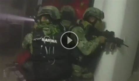 Caught On Tape Mexican Marines Raid Drug Lord El Chapo S Safe House