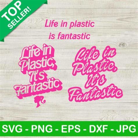 Barbie Life In Plastic Is Fantastic SVG Barbie Life SVG Barbie Girl SVG