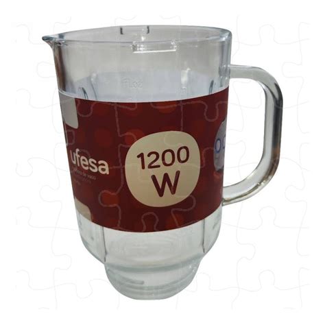 Jarra Cristal Original Batidoras De Vaso Ufesa BS4799