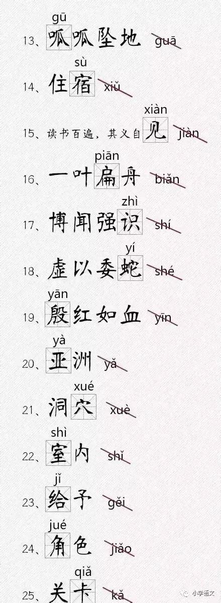 最容易讀錯的116個漢字，你能讀對幾個？ 每日頭條