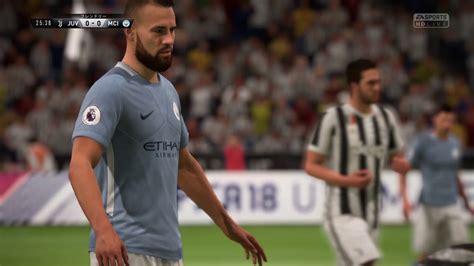 PS4 FIFA18 体験版 Juventus vs Manchester city 難易度 pro YouTube