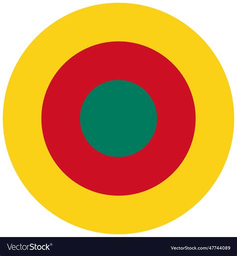 Cameroon Air Force Roundel Royalty Free Vector Image