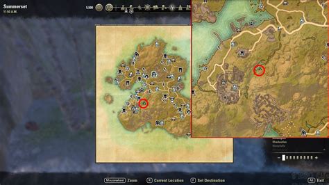 The Elder Scrolls Online Summerset Localizaciones De Los Mapas Del Tesoro