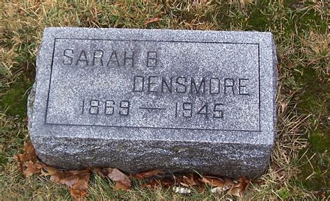 Sarah Bronk Densmore 1869 1945 Memorial Find A Grave