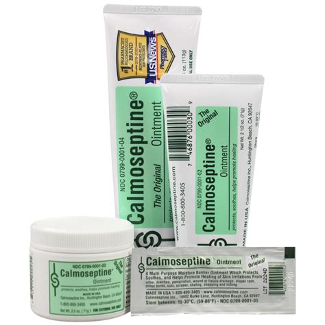 Calmoseptine Cream Menthol Zinc Oxide Ointment