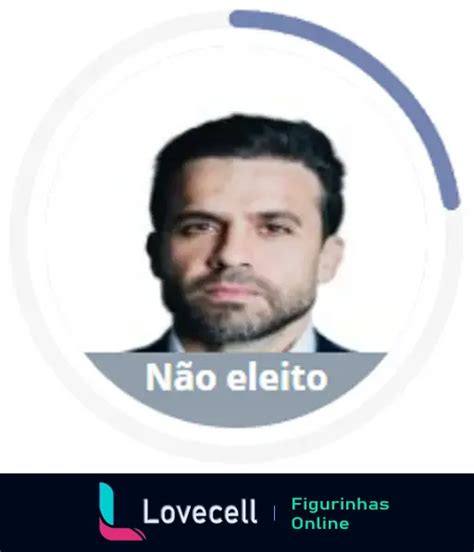 Figurinha Pablo Marçal não eleito para WhatsApp Lovecell