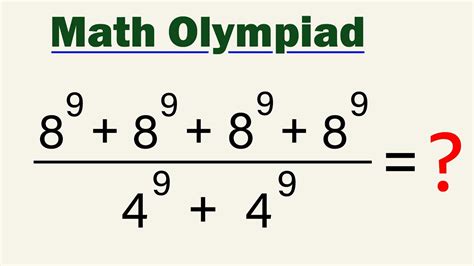 Math Olympiad A Nice Exponential Problem Calculator Not Allowed