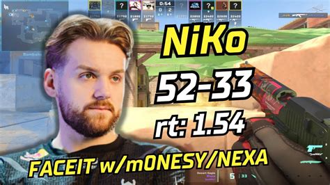 NiKo 52Kills W M0NESY NEXA Mirage FACEIT Ranked Feb 4 2024 Cs2