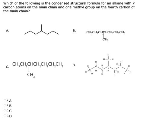 SOLVED What Is The Condensed Structural Formula Of Propene