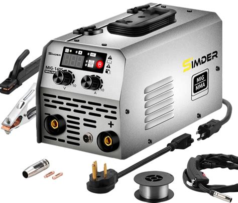 Free Shipping Ssimder Mig Welder Gasless Arc In Flux Core Welding