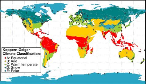 Koeppen S Climate Classification System Map Off