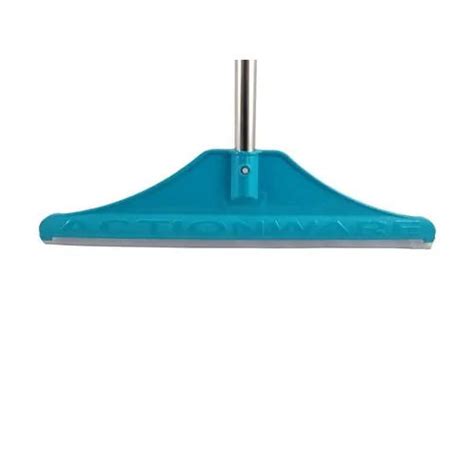 Blue Portable Inch Plastic Wet Floor Wiper With Feet Pole For Home