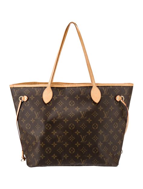 Louis Vuitton Monogram Neverfull Mm Brown Totes Handbags Lou907584 The Realreal