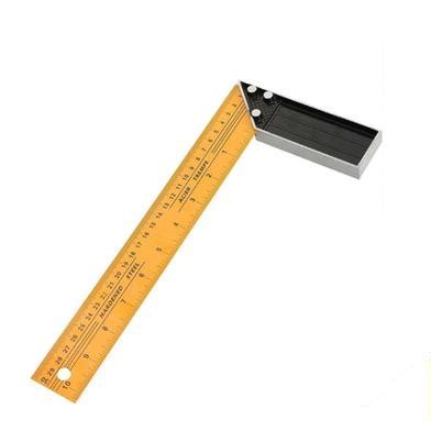 Tolsen Carpentry Angle Tri Square 10 Inch Aluminum Handle Model