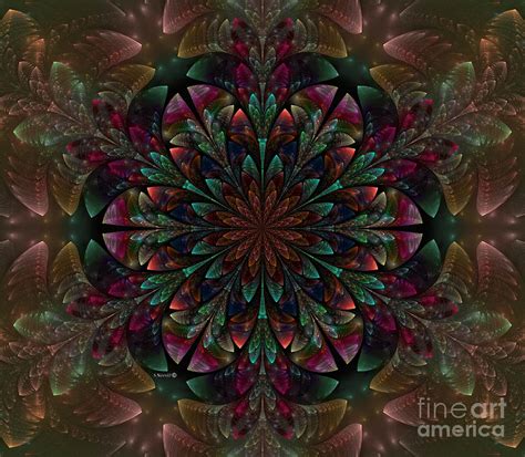 Floral Resplendent Abstract Digital Art By Shari Nees Fine Art America