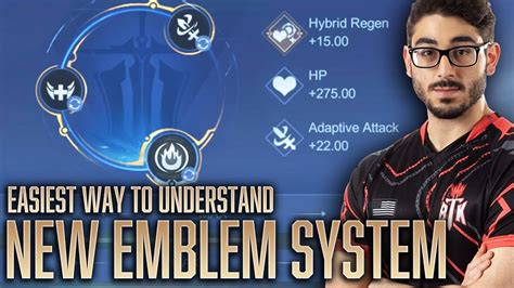 New Emblem System Explained Paquito Gameplay Mobile Legends Youtube