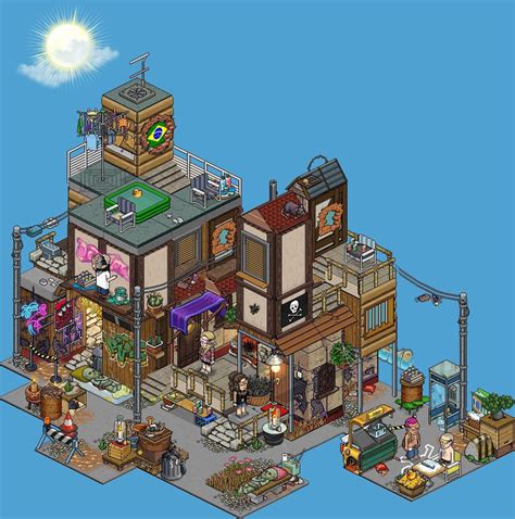 Brazilian Shantytown Em Habbo Habblet Desenho De