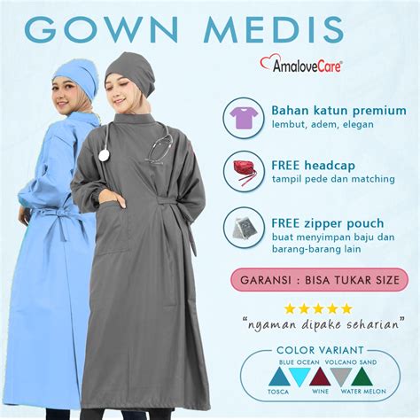 Jual Baju Bedah Operasi Surgical Gown Apd Medis Goun Ok Dokter Dan