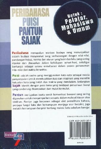 Buku Peribahasa Puisi Pantun Sajak Edisi Terbaru Bukukita