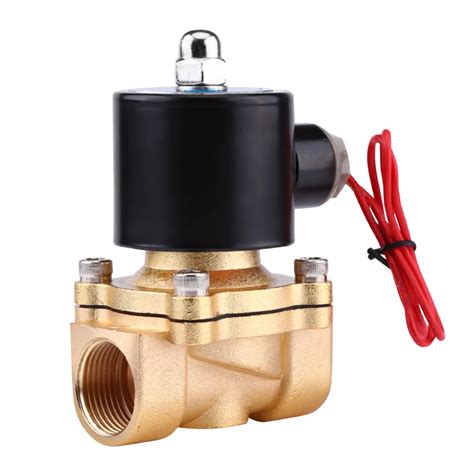 New Dc 12v 1 2 Normal Closed Electric Solenoid Valve For Water Air Fuels Gas Zinc Alloy Body