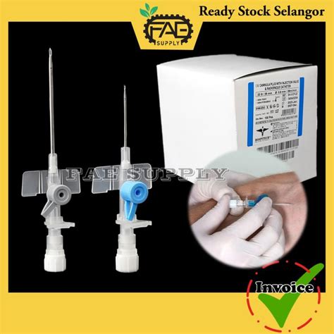 Hospitech Iv Cannula Plus With Injection Valve Radiopaque Catheter