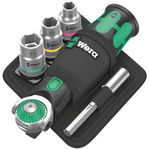 Набор инструментов WERA 8009 Zyklop Pocket Set 2, на поясной сумке ...