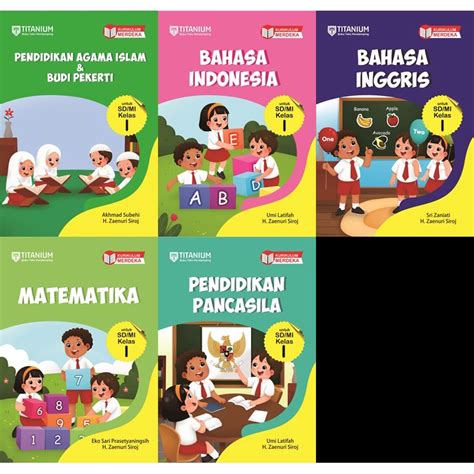 Jual Buku Titanium Teks Pendamping Sd Mi Kelas 1 Kurikulum Merdeka