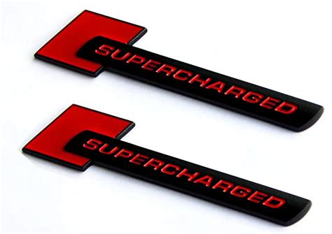 Audi Supercharged Badge Audi S4 S5 A6 A7 Sq5 30t Pair