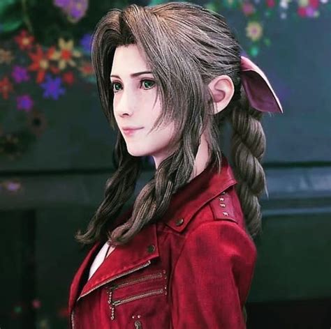 Final Fantasy Remake Aerith Gainsborough Leather Jacket 54 OFF