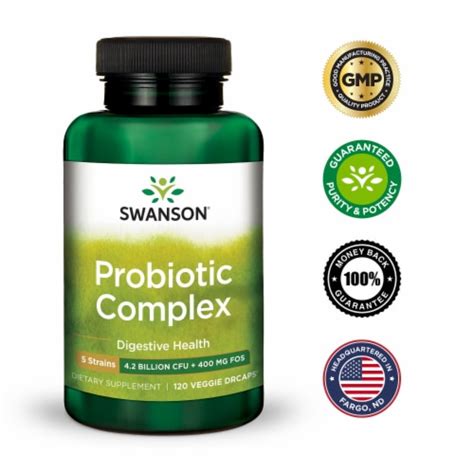 Swanson Probiotic Complex Caps Digestive Health Support Bill