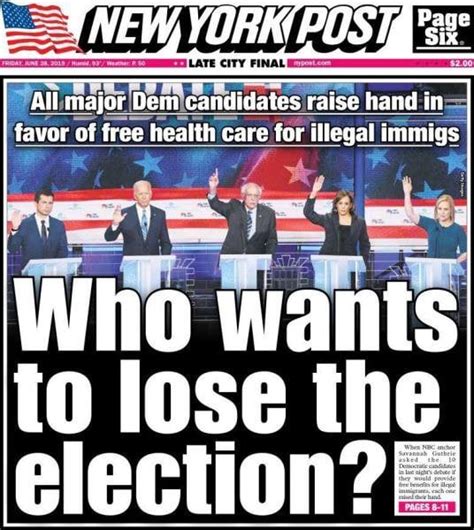 New York Post Front Page Rconservativecartoons