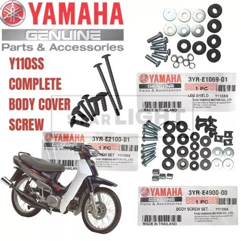 Full Set Original Yamaha Y Ss Ss Y Ss Sre Yr Body Cover