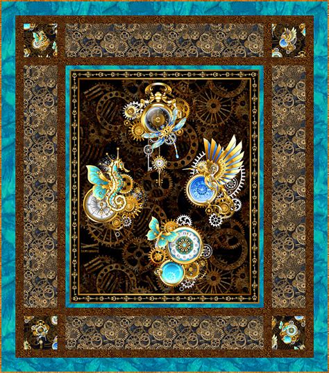 Free Quilt Pattern Steampunk Jewels EQuilter Blog