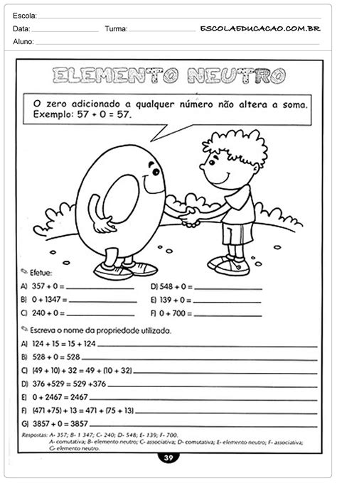 Atividades De Matemática 4º Ano Para Imprimir