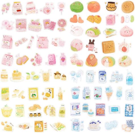 Aesthetic Sticker Pack Template Korean Printable Aesthetic Off