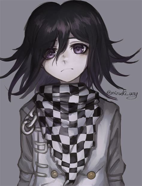 Safebooru 1boy Alternate Hair Length Alternate Hairstyle Artist Name Bangs Black Hair Buttons