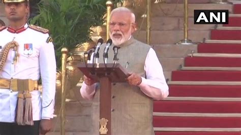 Live Pm Narendra Modis Oath Taking Ceremony At Rashtrapati Bhavan