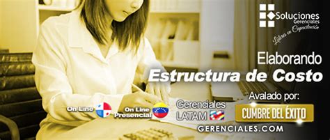 Elaborando Estructuras De Costos Online Jornada Soluciones