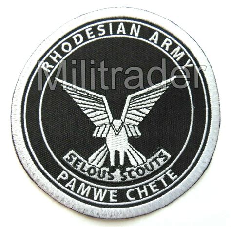 Rhodesia Rhodesian Army Selous Scouts Pamwe Chete Patch Military