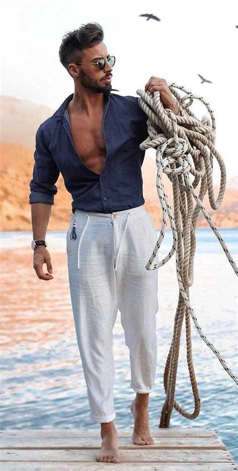 Coolest Linen Outfits To Beat The Heat This Summer Mens Summer