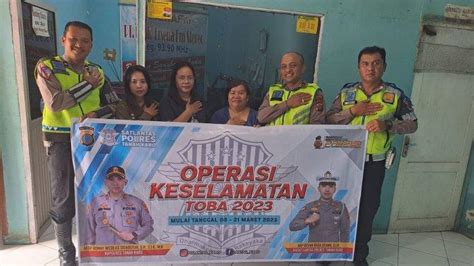 Polres Tanah Karo Sosialisasikan Ops Keselamatan Toba 2023 Melalui