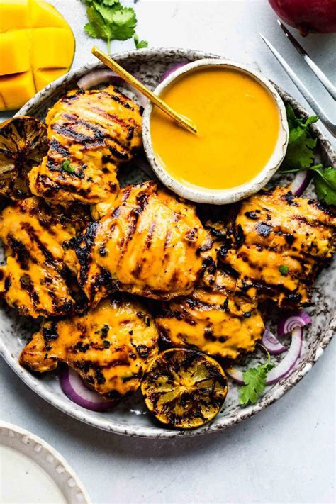 Grilled Mango Lime Chicken Platings Pairings