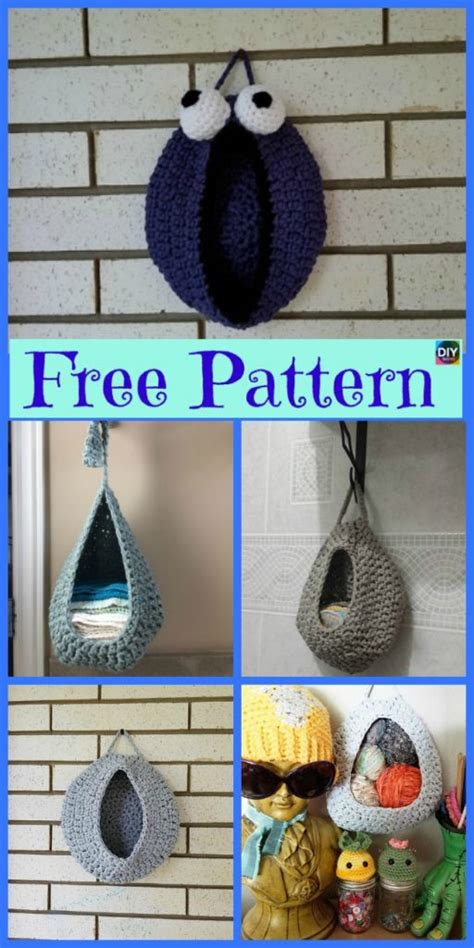 Useful Crochet Hanging Basket Free Patterns Diy Ever