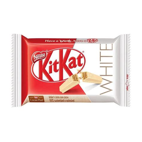 Chocolate Kitkat Branco Nestle X G J A Doces Distribuidora De