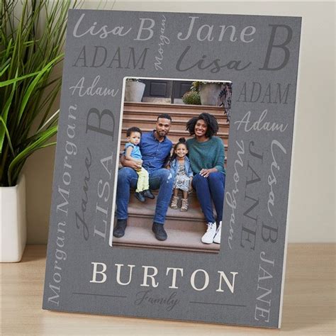 Family Is Everything Personalized 4x6 Tabletop Frame - Vertical