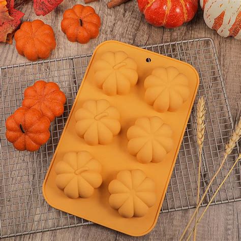 Pumpkin Silicone Molds Thanksgiving Fall Theme Ice Cube Tray Silicone