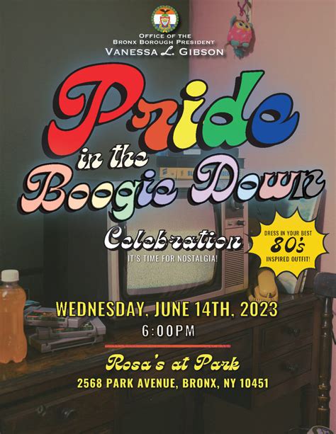 Pride In The Boogie Down Celebration The Office Of The Bronx Borough