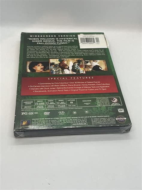 Mrs Doubtfire Dvd Robin Williams Sally Field Pierce Ubuy India