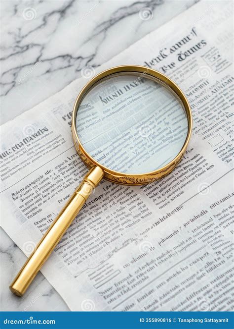 Discovery Newspaper Headline Announcing Surprising News Stock Image