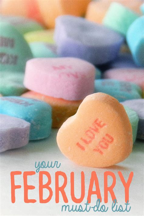 Your February Must Do List Mama Plus One